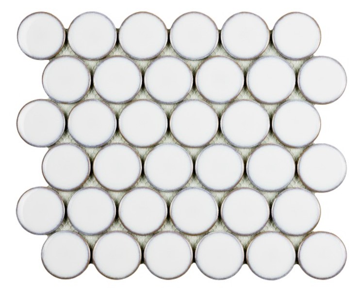 Mosaic Round White Tech
